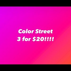 Color Street Bundle - 3 for $20! Great XMAS Gift!!